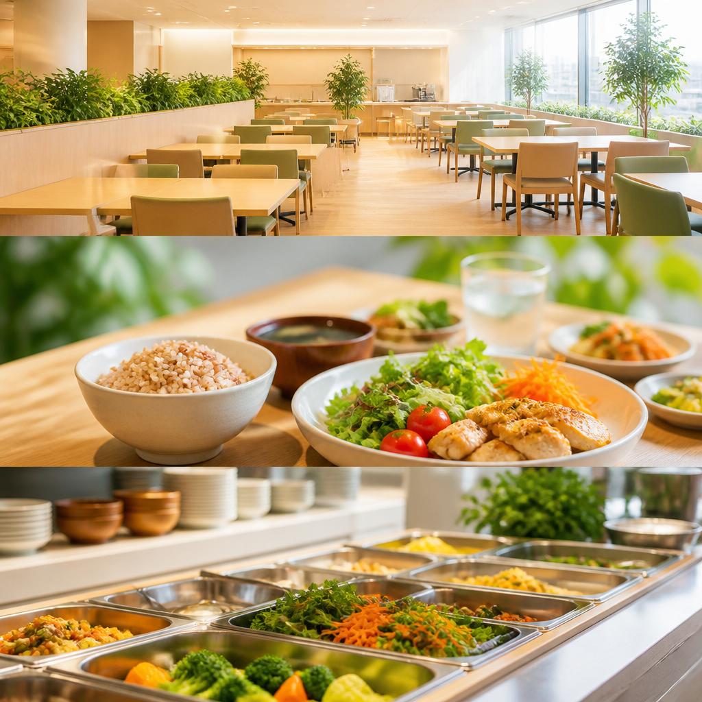 昼食無料!充実の福利厚生